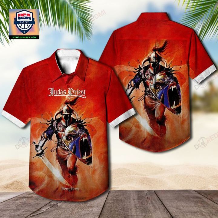 Judas Priest Hero, Hero Album Hawaiian Shirt - Awesome Pic guys