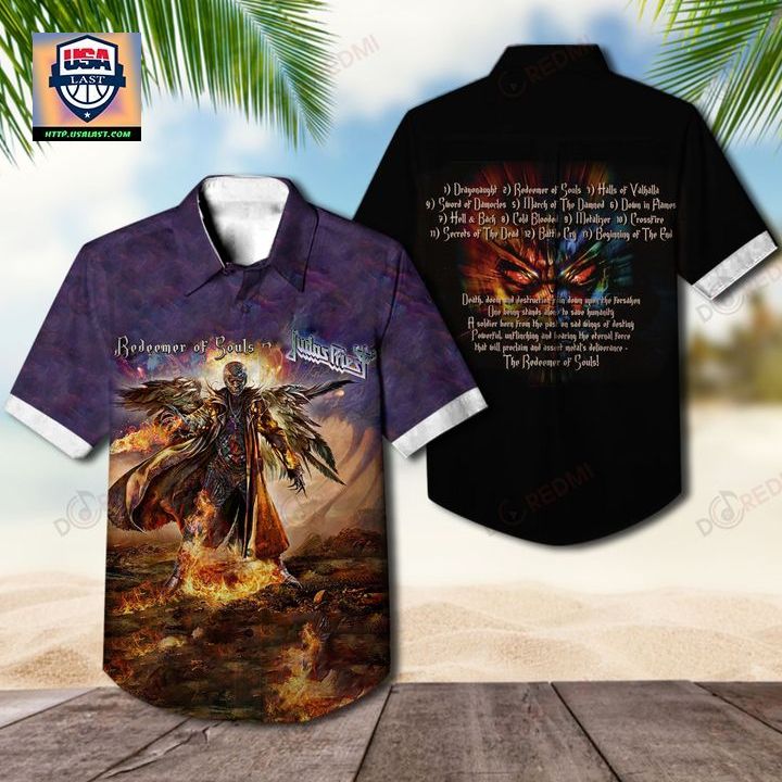 Judas Priest Redeemer of Souls Album Hawaiian Shirt – Usalast