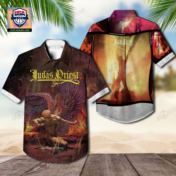 Judas Priest Sad Wings of Destiny Album Hawaiian Shirt – Usalast