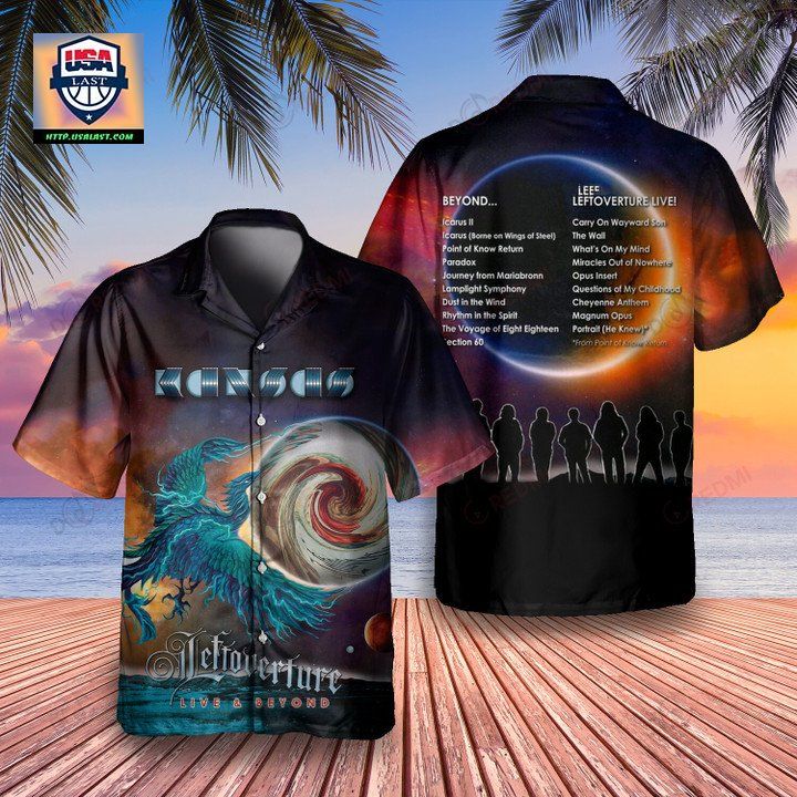 Kansas Band Point of Know Return Live & Beyond Album Cover Hawaiian Shirt – Usalast