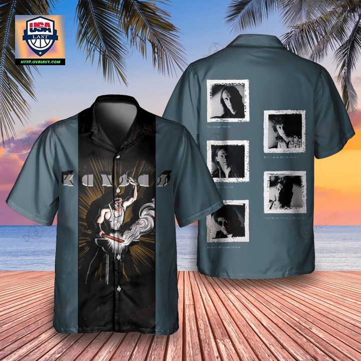 Kansas Band Power 1986 Unisex Hawaiian Shirt - You look beautiful forever