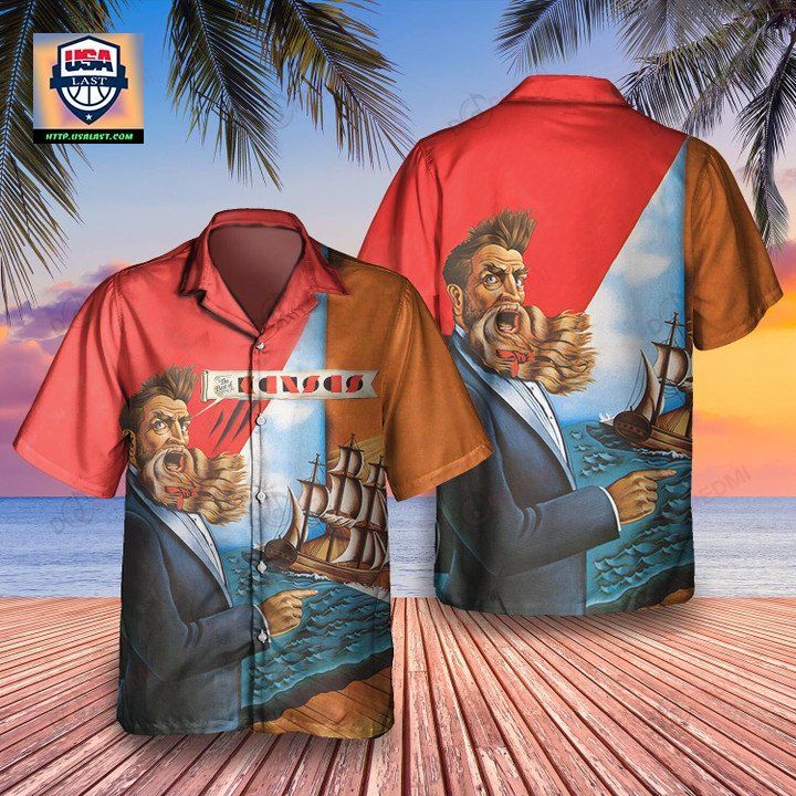 Kansas Band The Best of Kansas Album Cover Hawaiian Shirt – Usalast