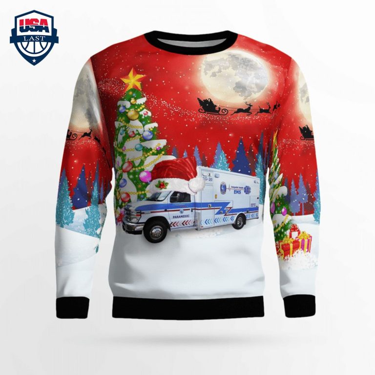Kansas Sedgwick County EMS Ver 2 3D Christmas Sweater - Cuteness overloaded