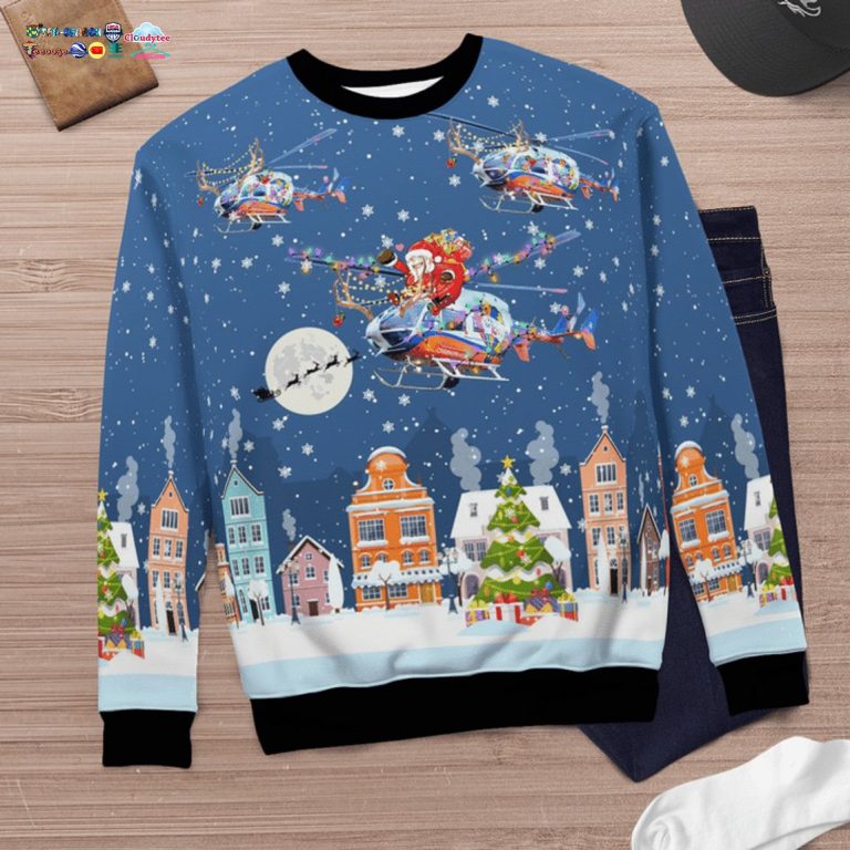 Kentucky Kids Critical Care Transport Team 3D Christmas Sweater - Cutting dash