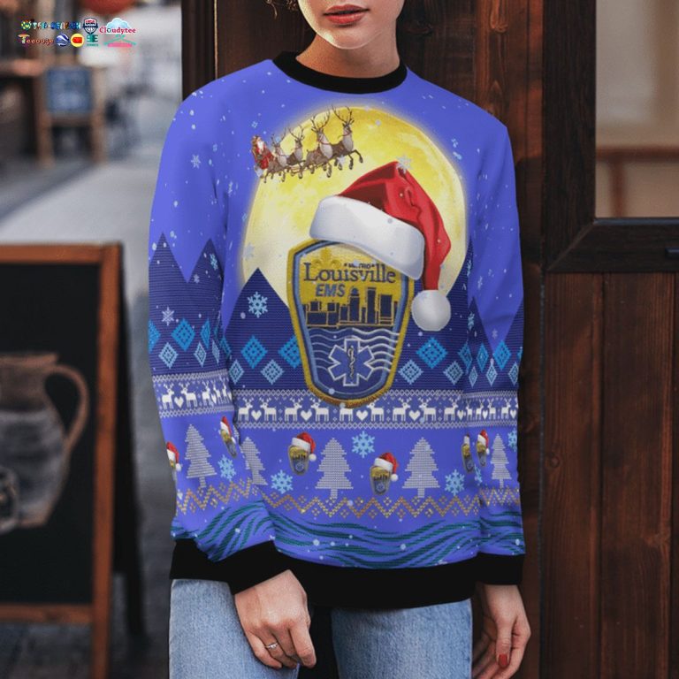 Kentucky Louisville Metro EMS 3D Christmas Sweater - Great, I liked it
