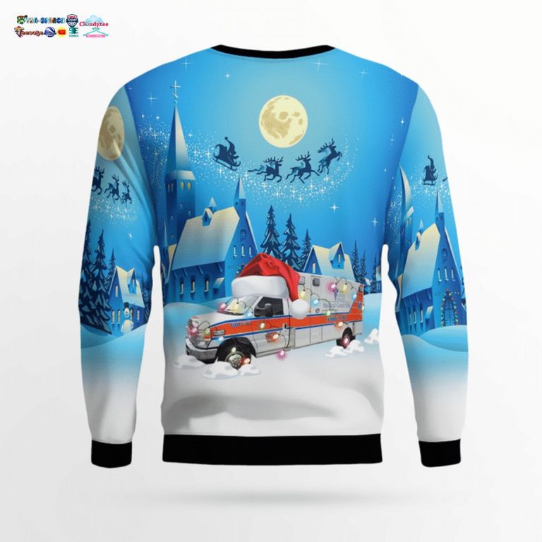 Kentucky Medical Center EMS 3D Christmas Sweater - Loving, dare I say?