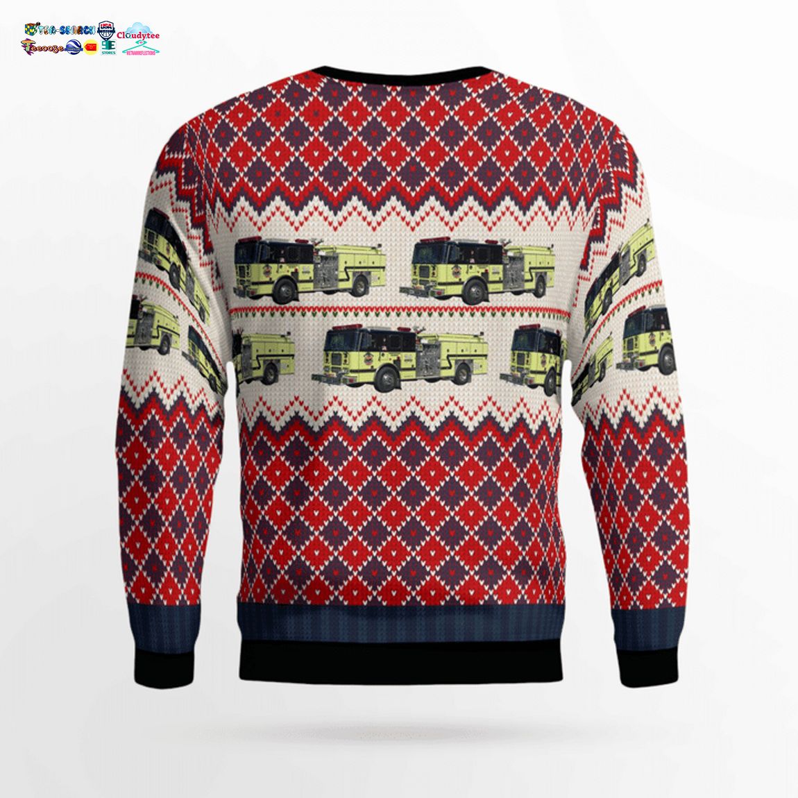 Kentucky Pleasure Ridge Park Fire Protection District Ver 2 3D Christmas Sweater - Saleoff
