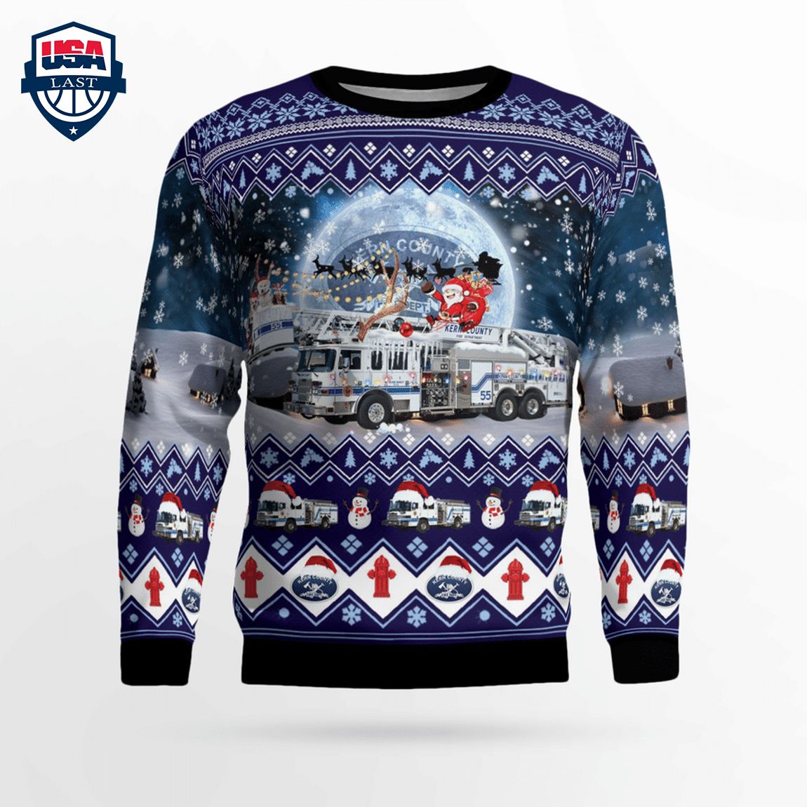 Kern County Fire Department 3D Christmas Sweater – Saleoff