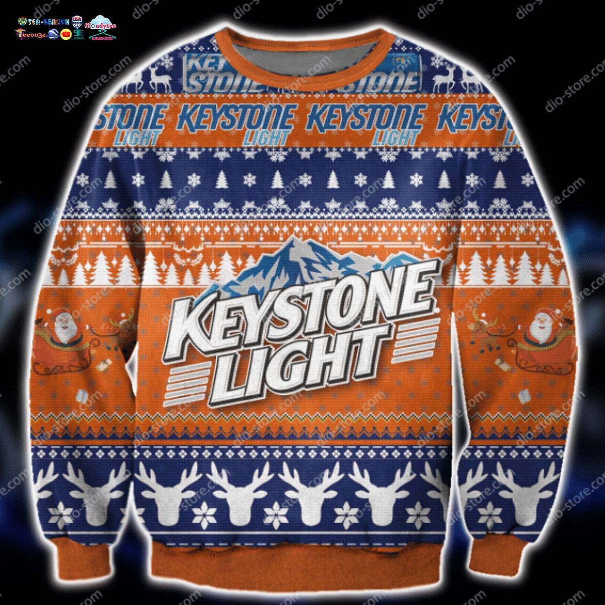 Keystone Light Ver 1 Ugly Christmas Sweater