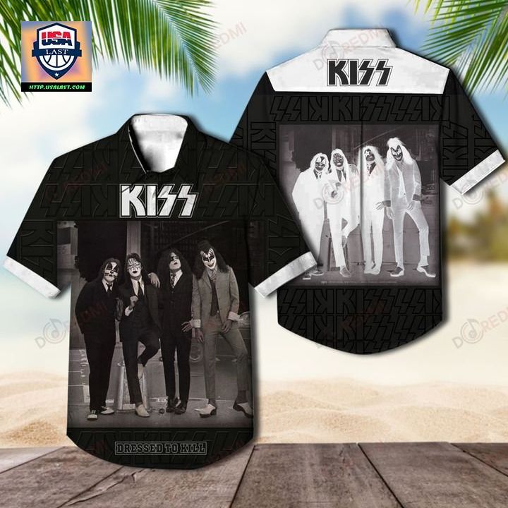 Kiss Dressed to Kill 3D Casual Hawaiian Shirt - Have you joined a gymnasium?