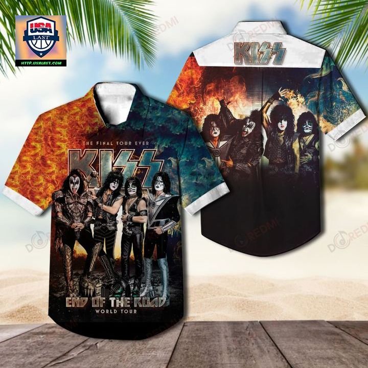 Kiss End of the Road World Tour Hawaiian Shirt - You tried editing this time?