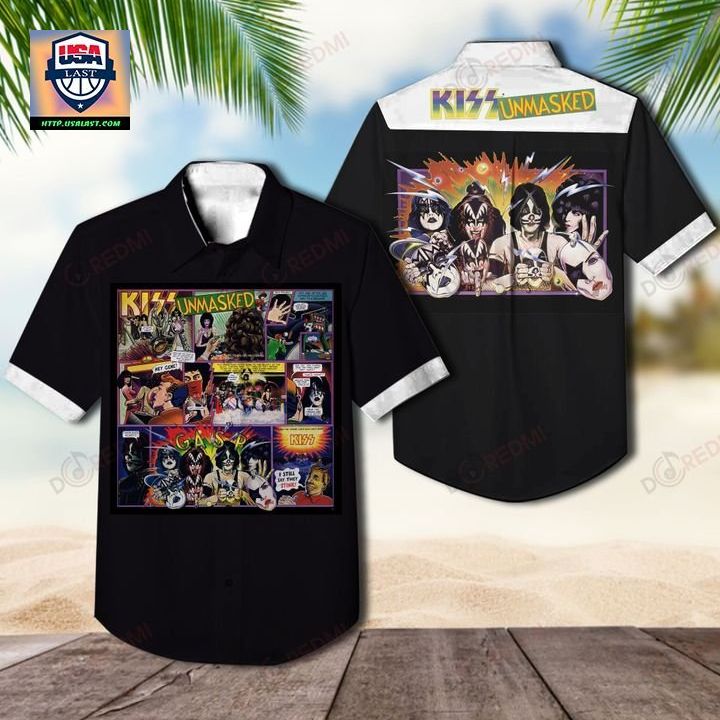 Kiss Unmasked 1980 Album Hawaiian Shirt - Stunning