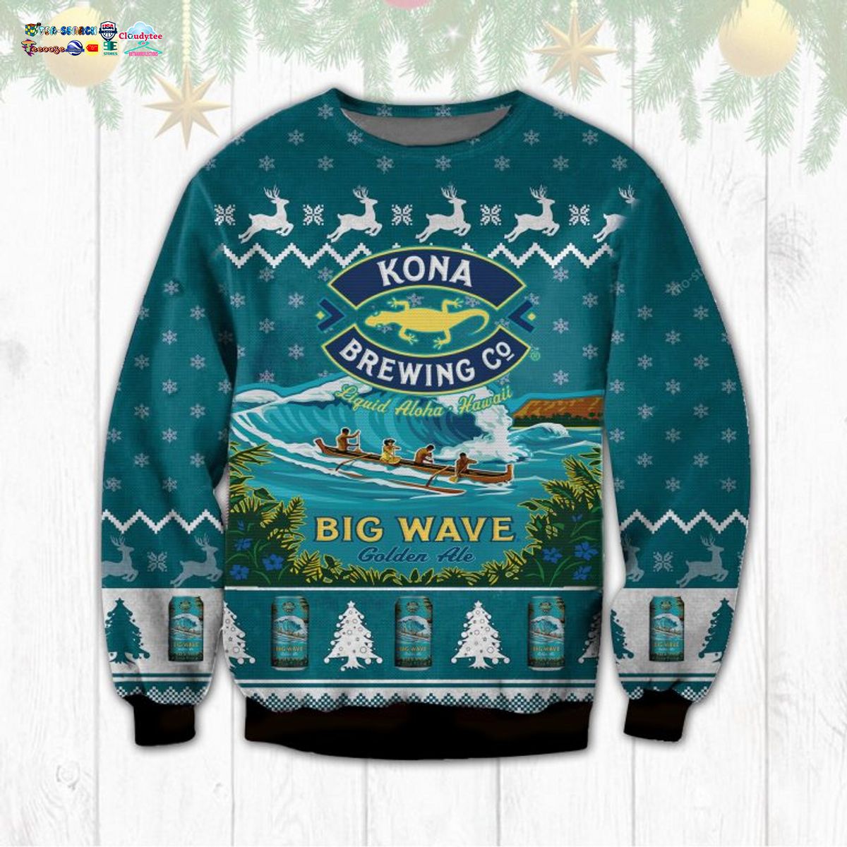 Kona Brewing Ugly Christmas Sweater - Best picture ever