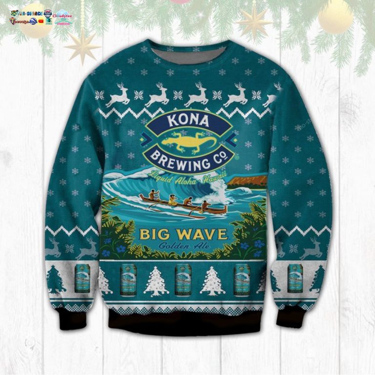 Kona Brewing Ugly Christmas Sweater - Oh my God you have put on so much!