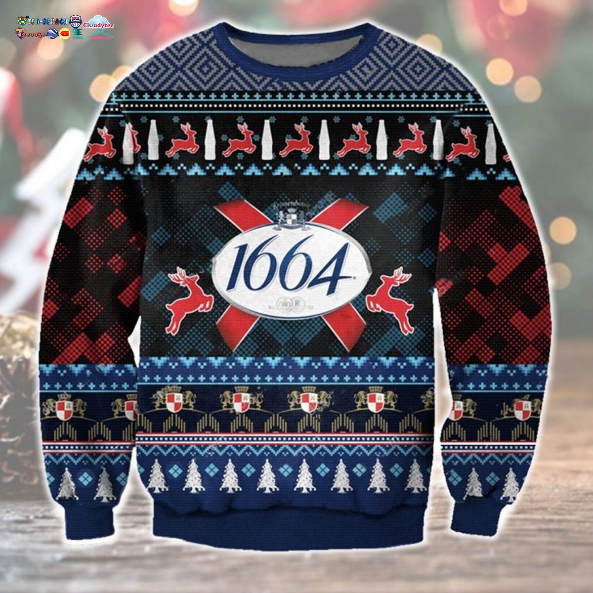 Kronenbourg 1664 Ugly Christmas Sweater