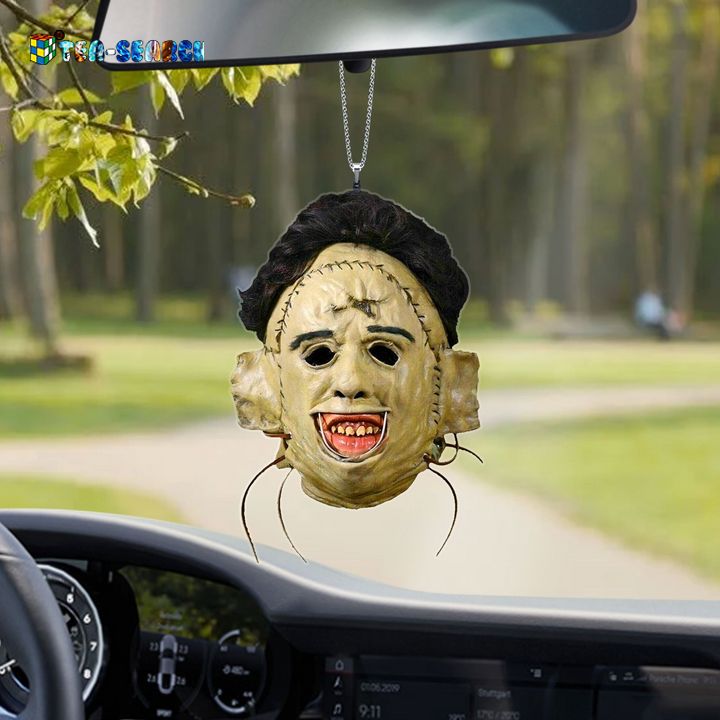 Leatherface's Head Halloween Hanging Ornament - Best couple on earth