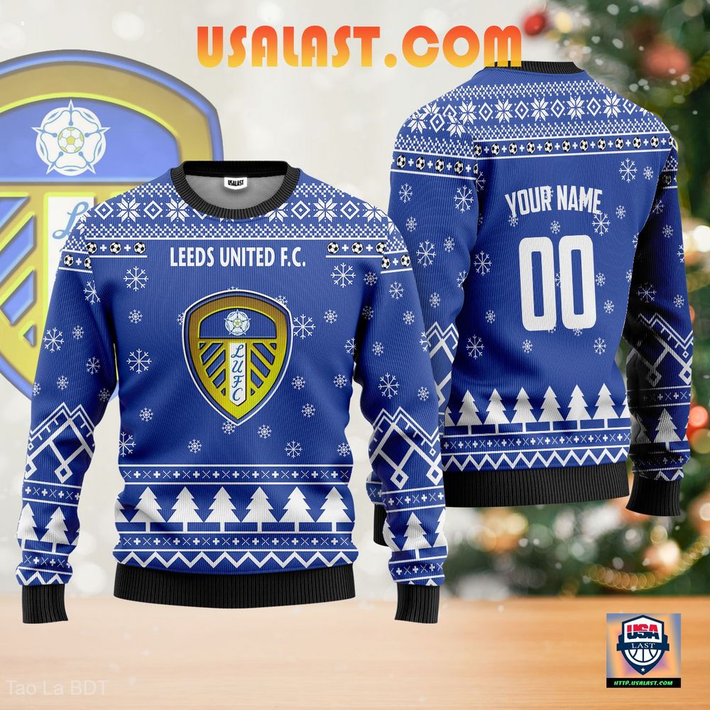 Leeds United F.C. Personalized Christmas Sweater – Usalast