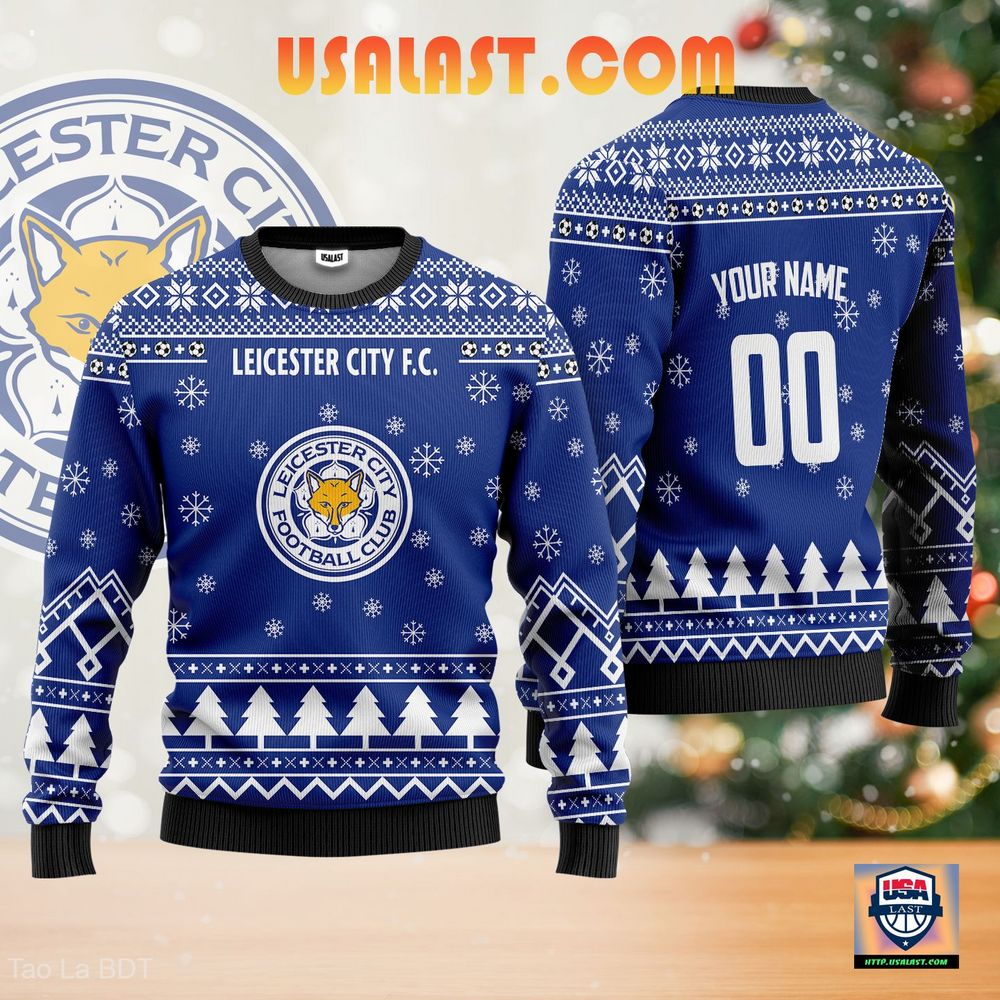 Leicester City F.C. Personalized Christmas Sweater – Usalast