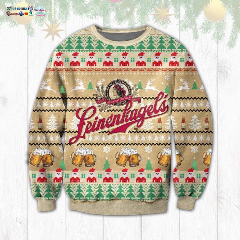 Leinenkugel's Ver 1 Ugly Christmas Sweater - Eye soothing picture dear