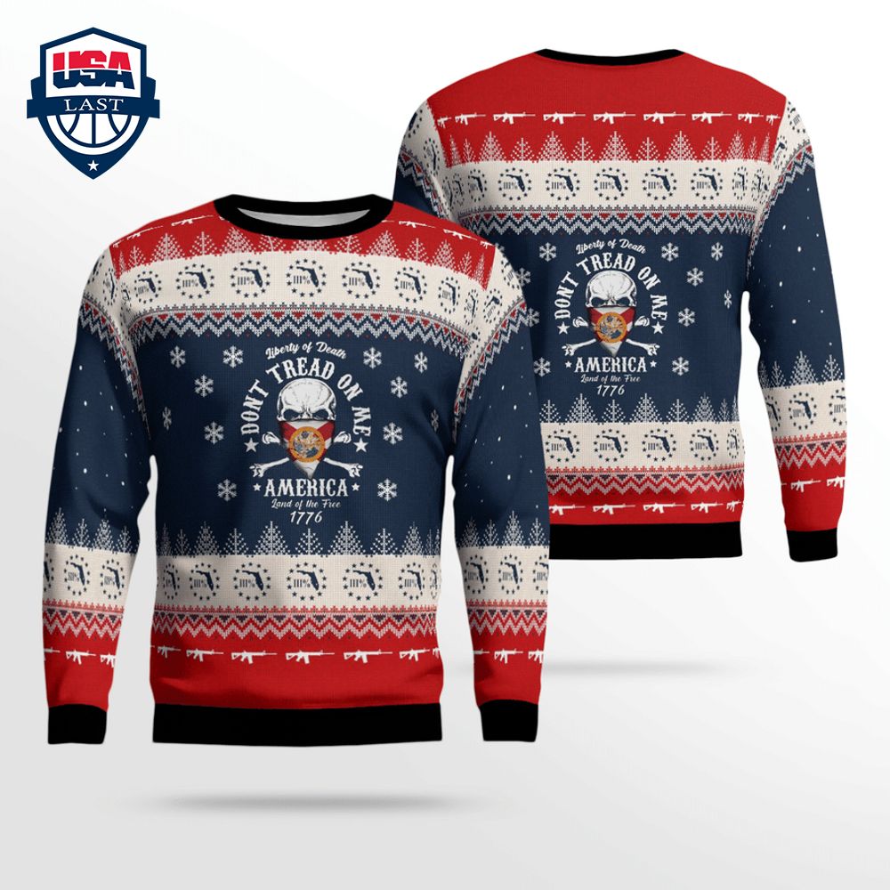 Liberty Of Death Don’t Tread On Me 3D Christmas Sweater – Saleoff