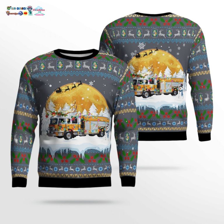 Lisle-Woodridge Fire District 3D Christmas Sweater - My friends!