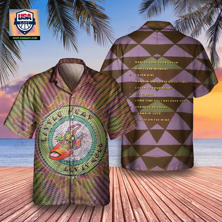 Little Feat Let It Roll 1988 Album Hawaiian Shirt - Pic of the century