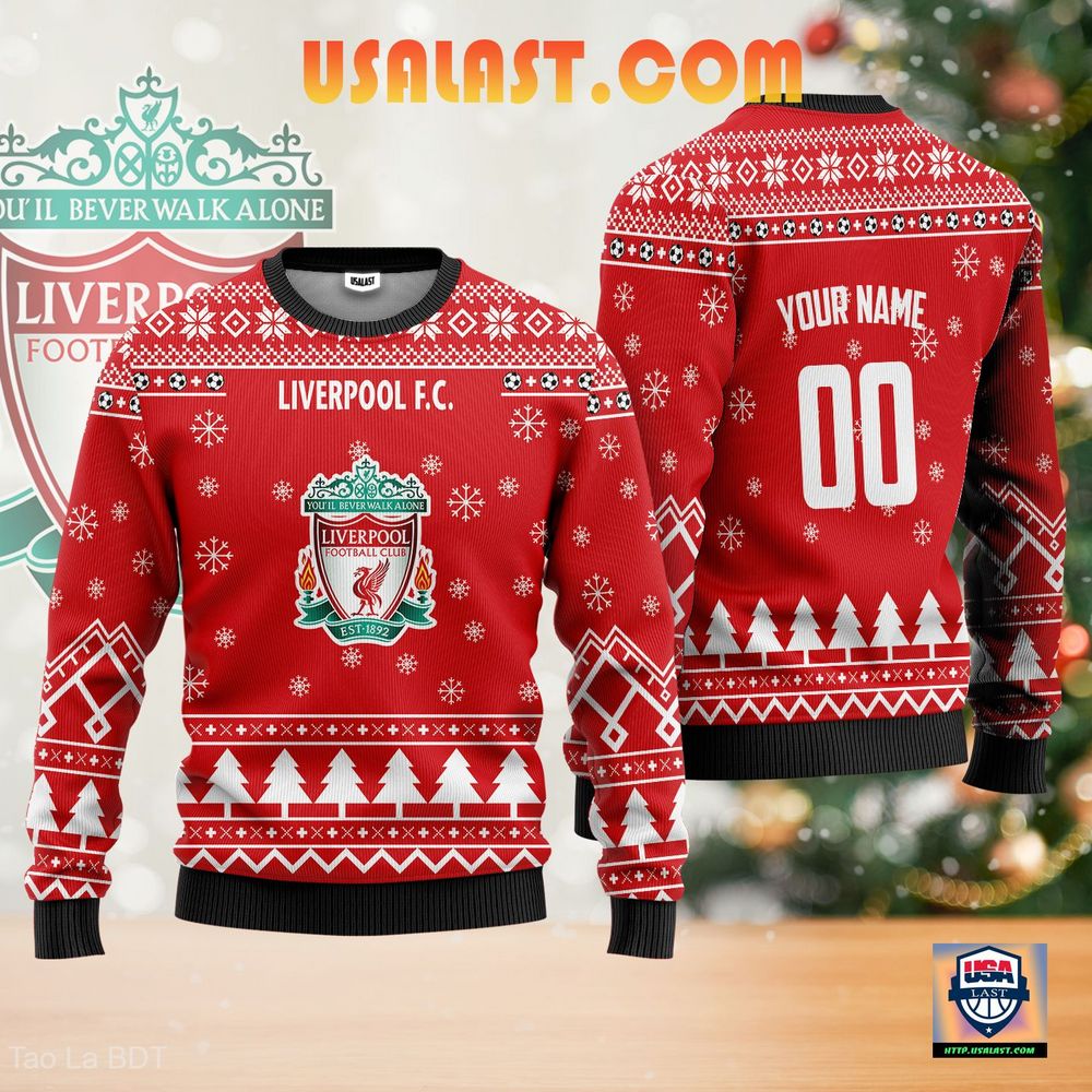 Liverpool F.C. Personalized Sweater Christmas Jumper – Usalast