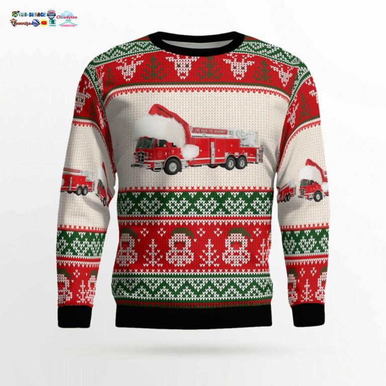 Long Beach Fire Department 3D Christmas Sweater - Best click of yours