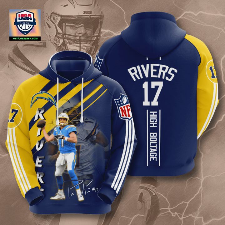 Los Angeles Chargers Philip Rivers Unisex 3D Hoodie – Usalast