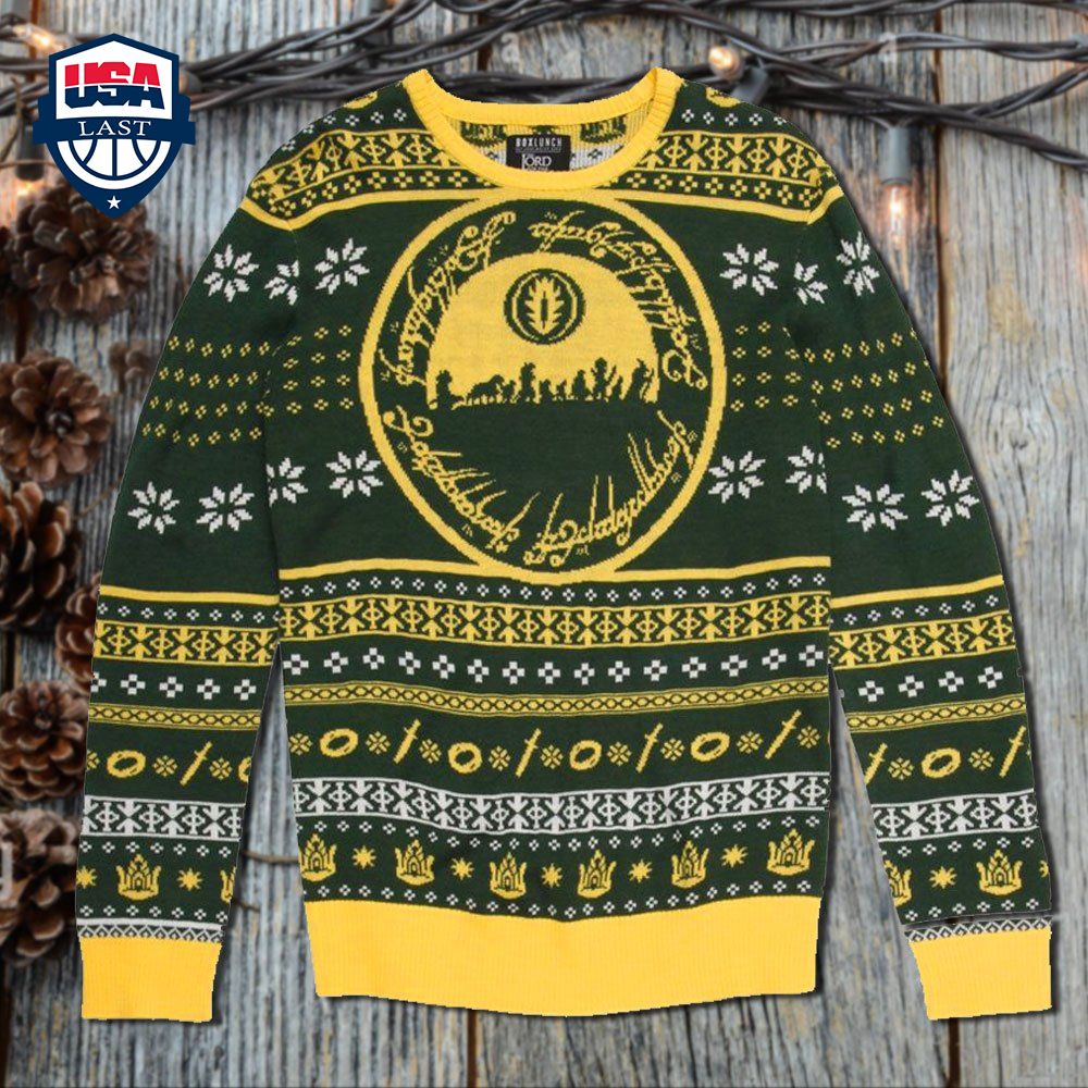 LOTR Fellowship Ugly Christmas Sweater – Saleoff