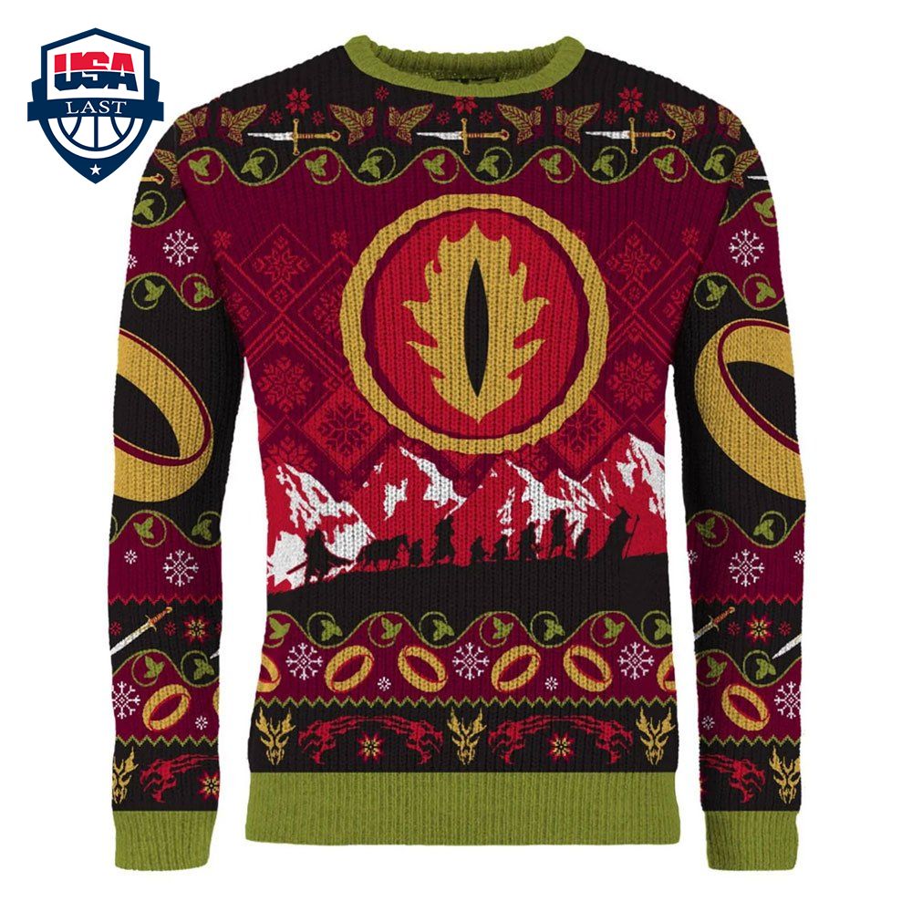 LOTR One Gold Ring Ugly Christmas Sweater – Saleoff