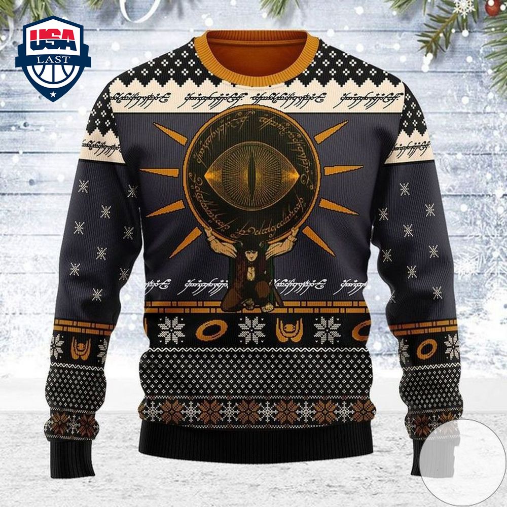 LOTR The Eye of Sauron Ugly Christmas Sweater – Saleoff