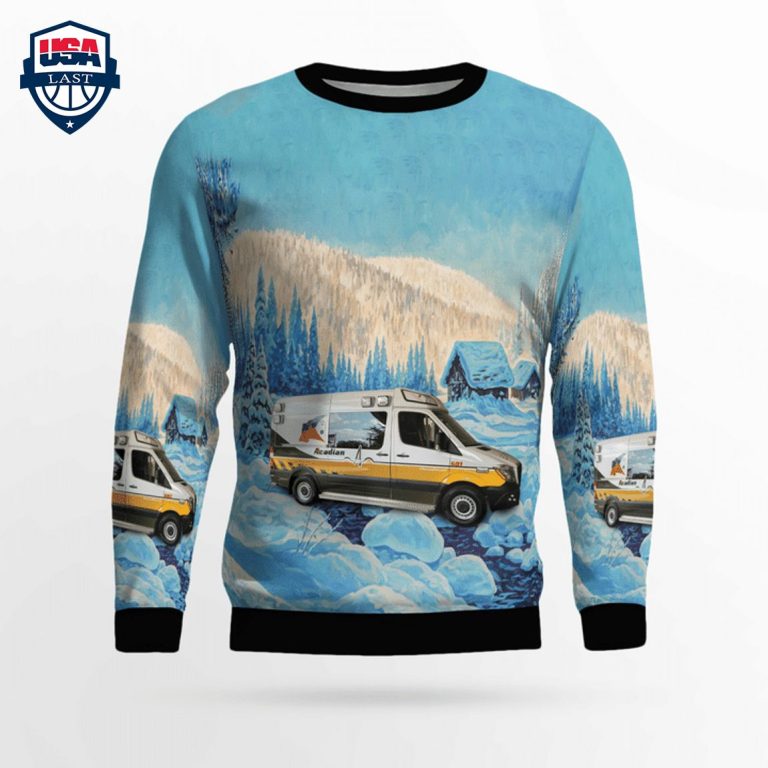 Louisiana Acadian Ambulance 3D Christmas Sweater - You look different and cute