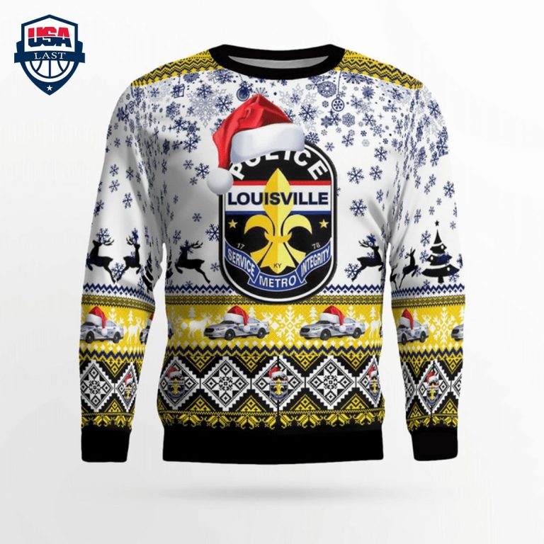 Louisville Metro Police Department 3D Christmas Sweater - Speechless