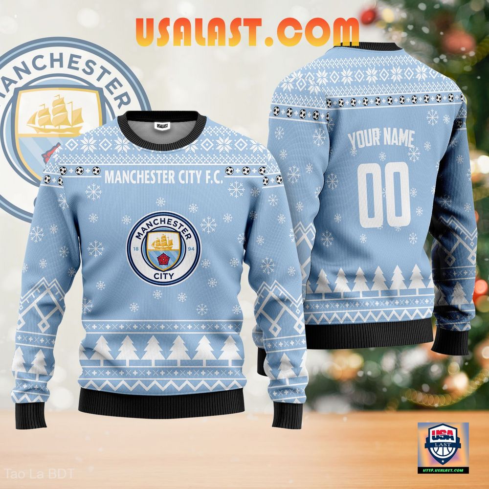 Manchester City F.C. Personalized Sweater Christmas Jumper – Usalast