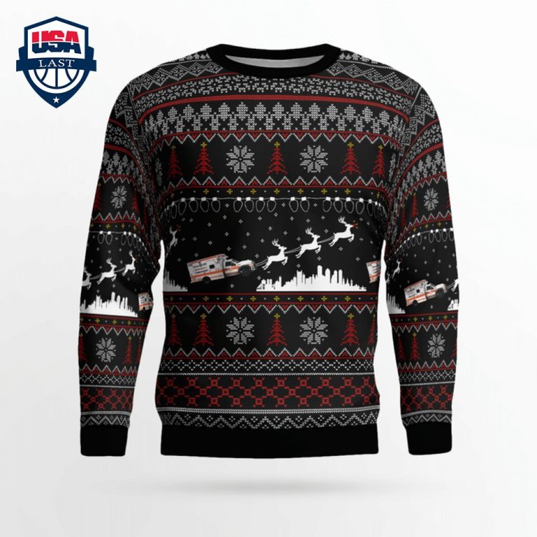 Massachusetts Boston EMS Ver 1 3D Christmas Sweater - Cool look bro