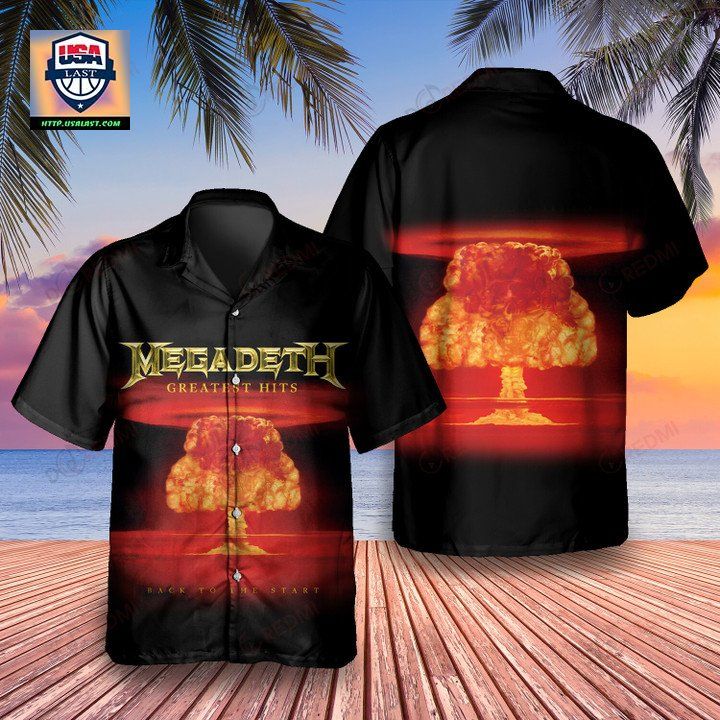 Megadeth Back to the Start 2005 Album Hawaiian Shirt – Usalast