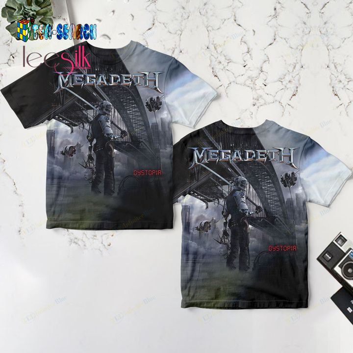 Megadeth Dystopia 3D All Over Print Shirt – Usalast