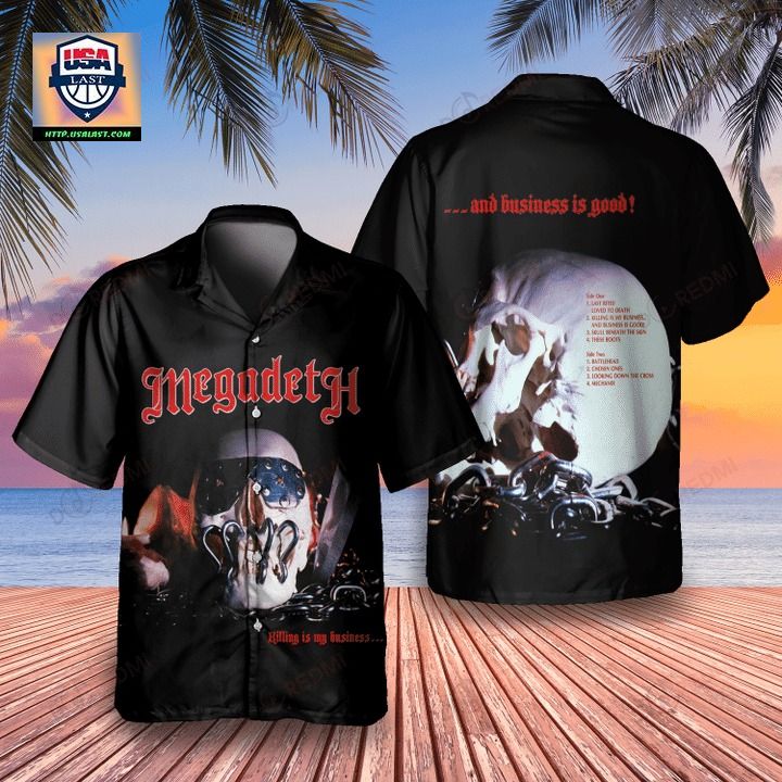 Megadeth Killing Is My Business… and Business Is Good! 1985 Unisex Hawaiian Shirt – Usalast