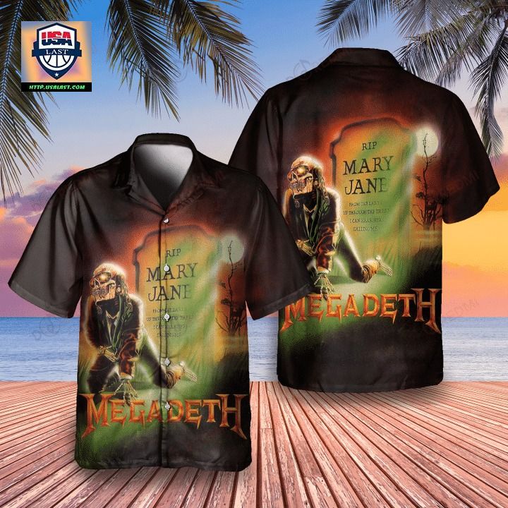 Megadeth Mary Jane 1988 Unisex Hawaiian Shirt - My friend and partner