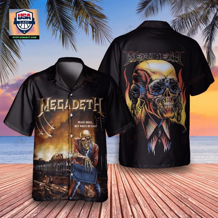 Megadeth Peace Sells... But Who's Buying 2 Unisex Hawaiian Shirt - My friends!