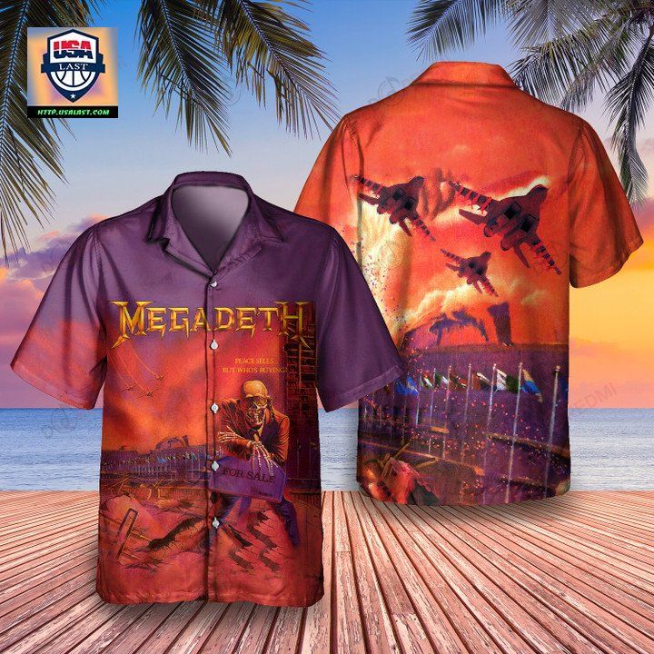 Megadeth Peace Sells... but Who's Buying? 3D Hawaiian Shirt - Handsome as usual