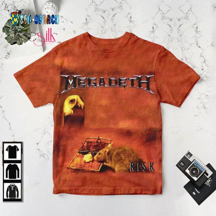 Megadeth Risk 3D All Over Print Shirt - You tried editing this time?