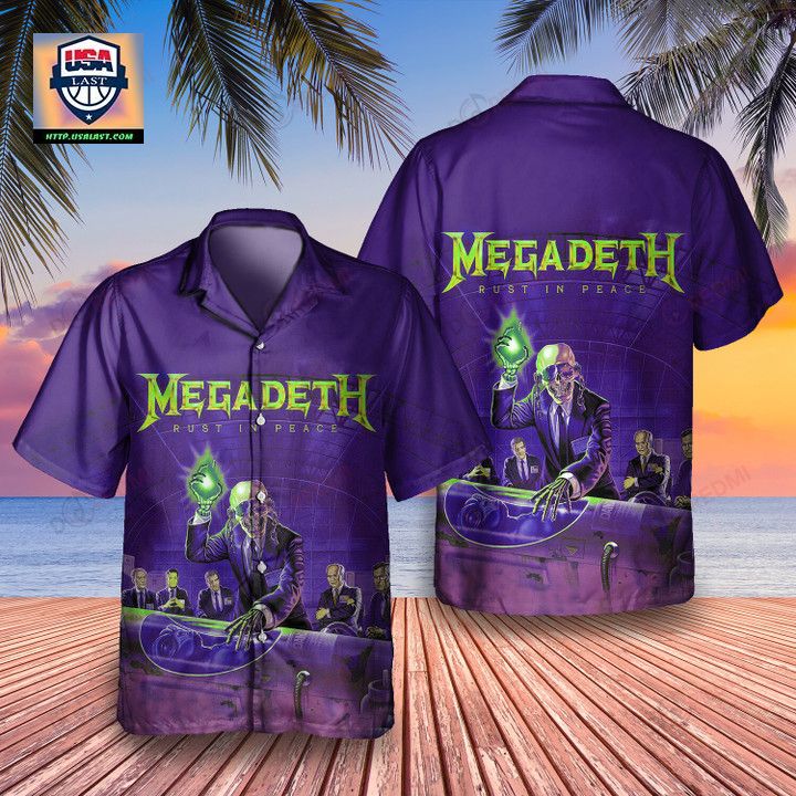 Megadeth Rust in Peace Style 2 Hawaiian Shirt - Nice place and nice picture