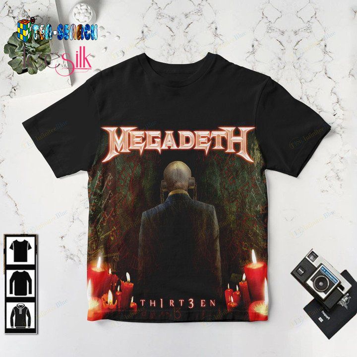 Megadeth Th1rt3en 3D All Over Print Shirt – Usalast