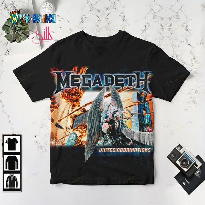 Megadeth United Abominations 3D All Over Print Shirt – Usalast
