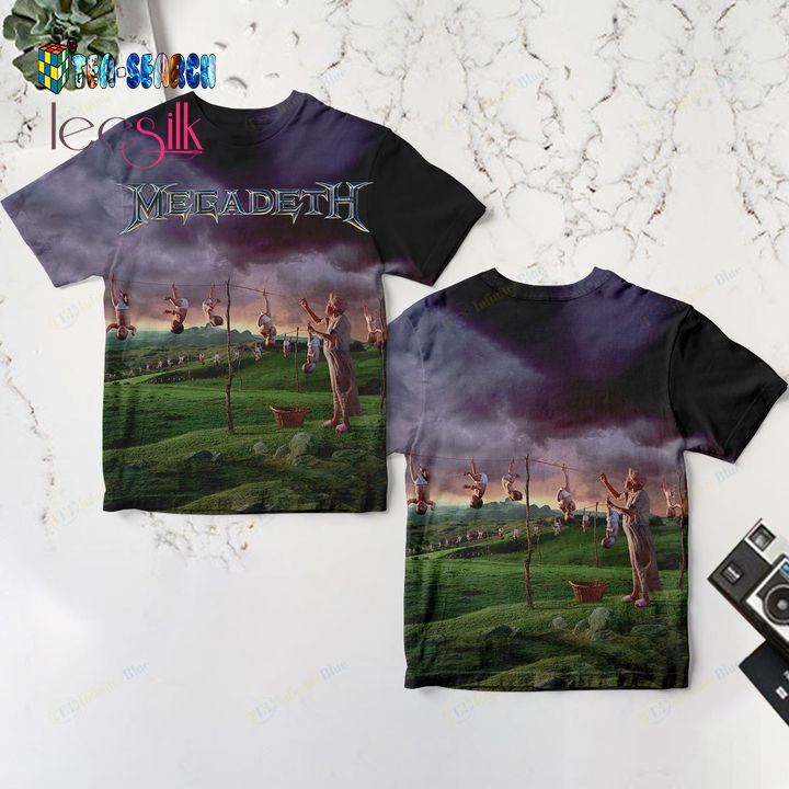 Megadeth Youthanasia 3D All Over Print Shirt – Usalast