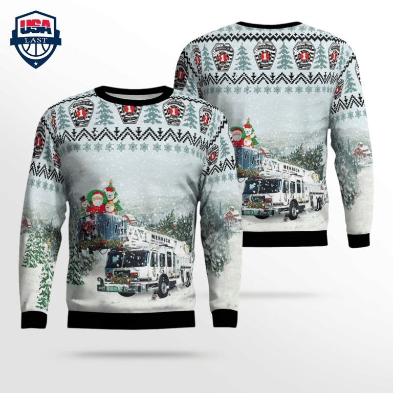 Merrick Truck Co. 1 3D Christmas Sweater - Our hard working soul