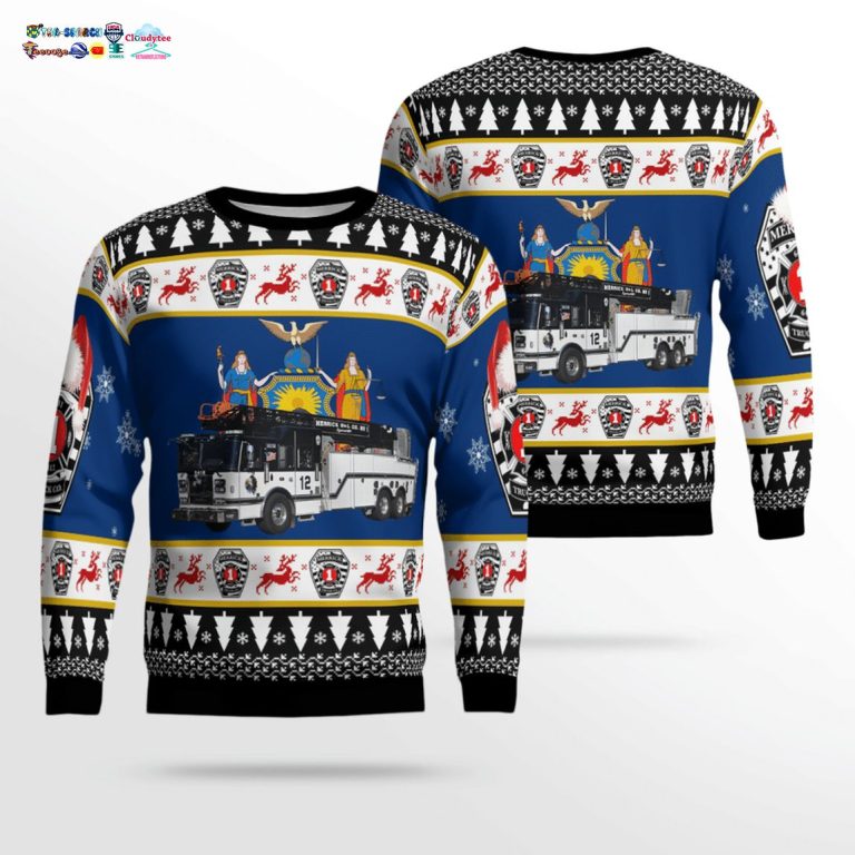 Merrick Truck Co. 1 Ver 2 3D Christmas Sweater - Coolosm
