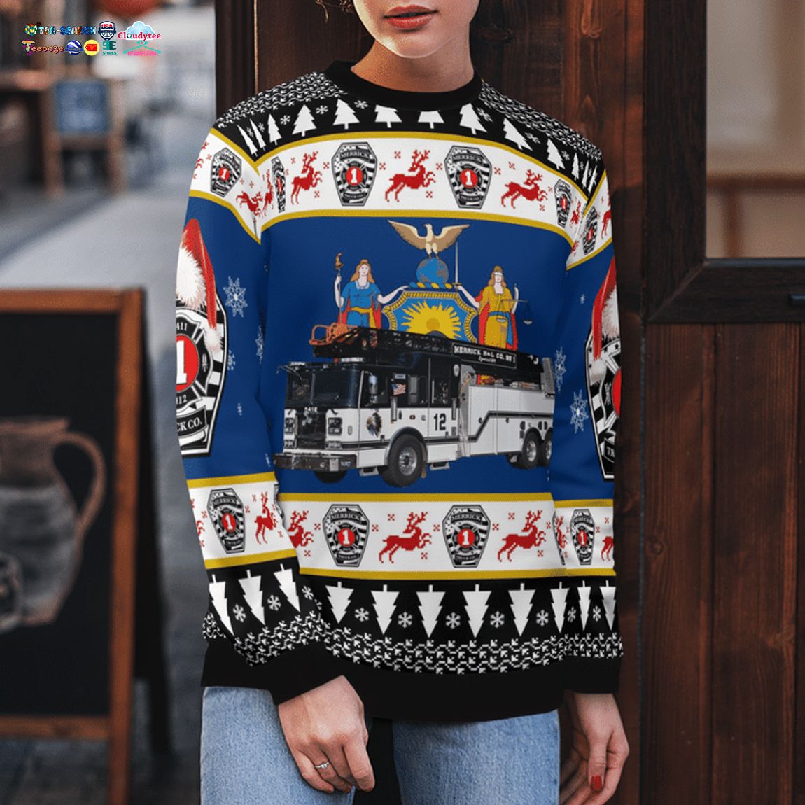Merrick Truck Co. 1 Ver 2 3D Christmas Sweater